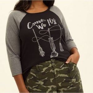 Torrid Hocus Pocus- We Fly 3/4 Sleeve